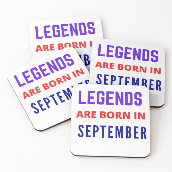 Item preview, LEGENDS ARE BORN IN SEPTEMBER designed and sold by The Full Cart.