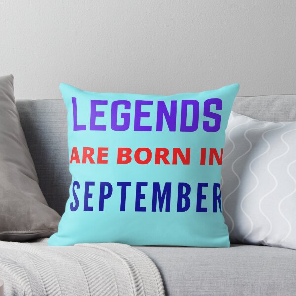 Item preview, LEGENDS ARE BORN IN SEPTEMBER designed and sold by The Full Cart.