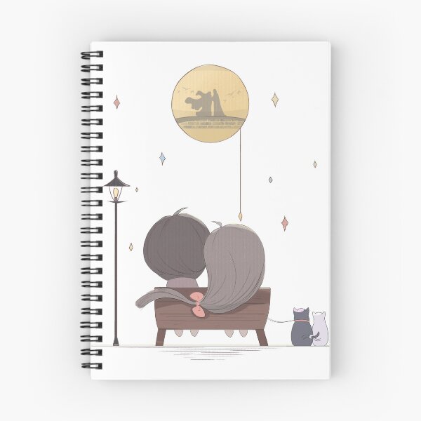 Item preview, Tanabata Valentines day star cat couple designed and sold by Cat2D.
