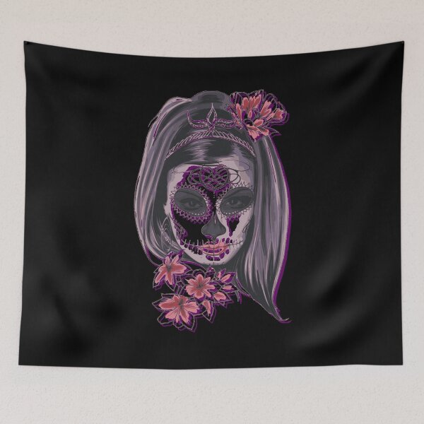 Item preview, Lady masked in skull head designed and sold by JosAwestuff.