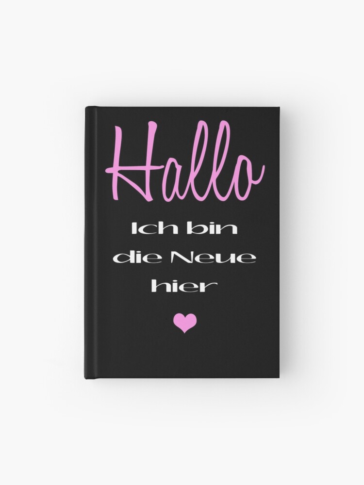 Cuaderno de tapa dura «Bebé diciendo | Hola soy el nuevo aqui» de ela-94 |  Redbubble