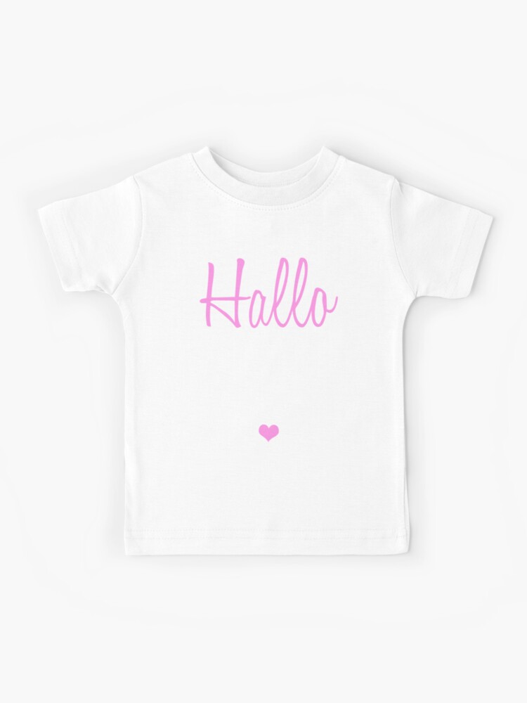 Camiseta para niños «Bebé diciendo | Hola soy el nuevo aqui» de ela-94 |  Redbubble