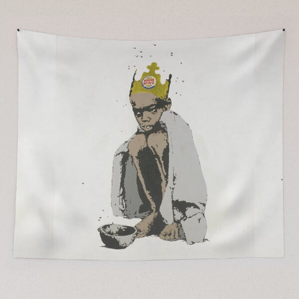Item preview, Banksy Burger King Boy designed and sold by WE-ARE-BANKSY.