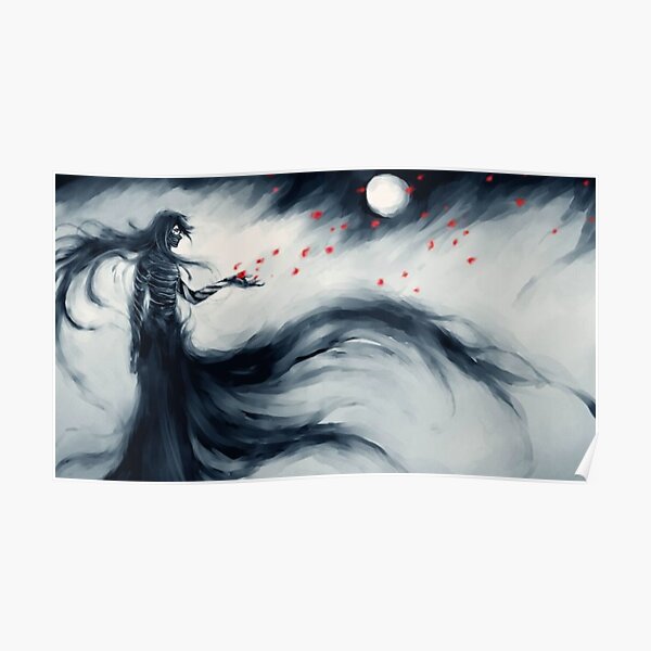 Ichigo et son getsuga tenshou un soir de pleine lune Poster
