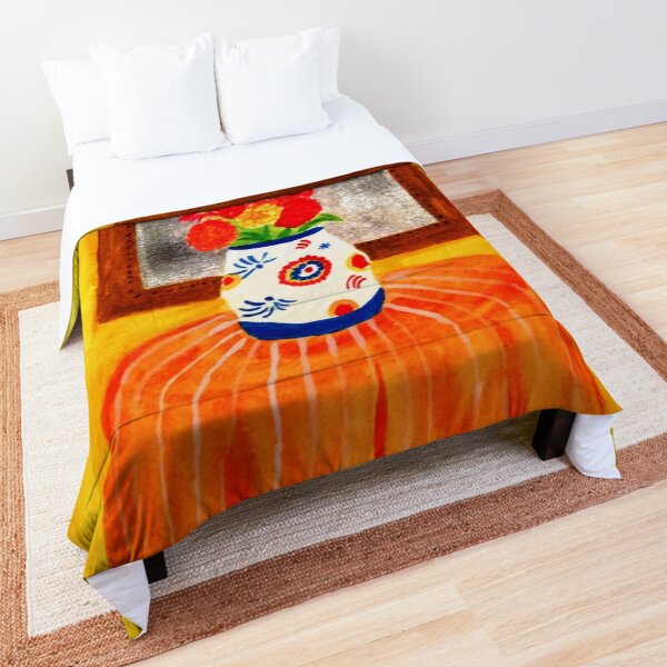 Colorful Flowers Comforter