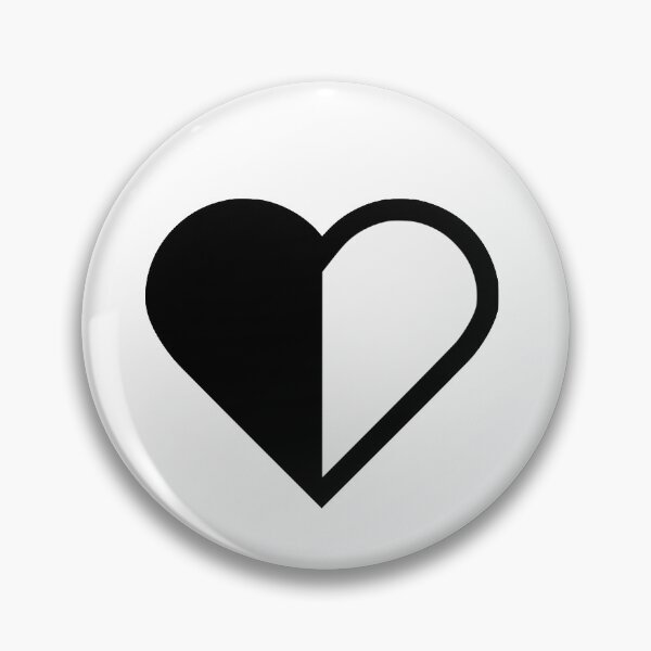Item preview, Black&White heart designed and sold by giuki67.