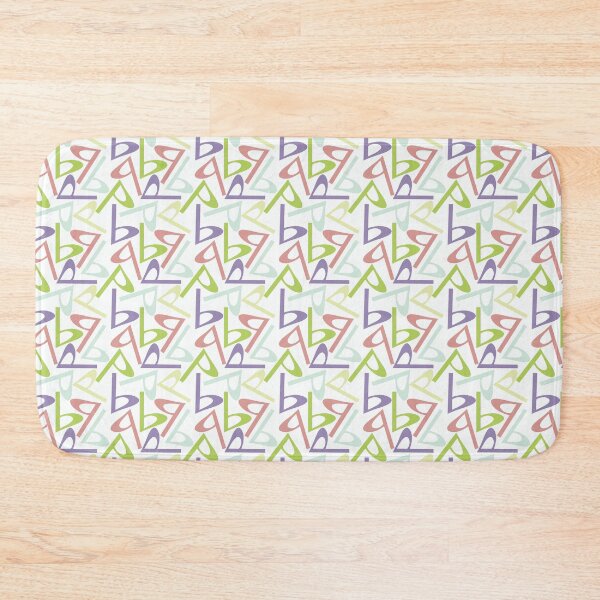 Item preview, p shape seamless pattern design work  designed and sold by hutofdesigns.
