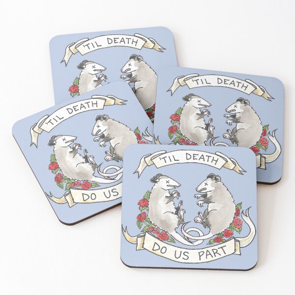 Item preview, 'Til Death Possums  designed and sold by rachelclaireart.