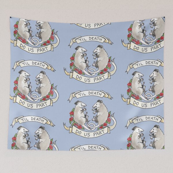 Item preview, 'Til Death Possums  designed and sold by rachelclaireart.
