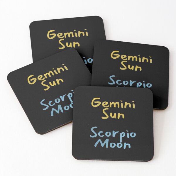 Item preview, Gemini Sun Scorpio Moon Text designed and sold by leomooncreates.