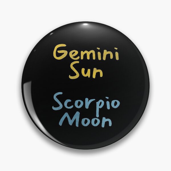 Item preview, Gemini Sun Scorpio Moon Text designed and sold by leomooncreates.