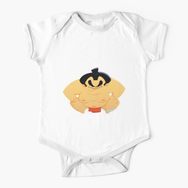 Bodies De Manga Corta Para Bebe Luchador De Sumo Redbubble