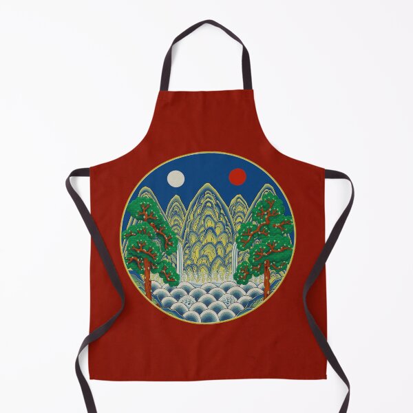 Item preview, Five peaks of the sun and moon in Summer: King’s painting Type A (Minhwa-Korean folk art) designed and sold by minsillust.