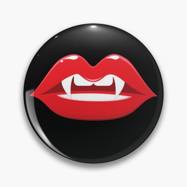 Item preview, Vampire White Teeth Red Lips Halloween  designed and sold by MonsaviFashion.
