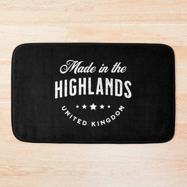 Item preview, Made In The Highlands, UK - Vintage Logo Text Design designed and sold by VicEllisArt.