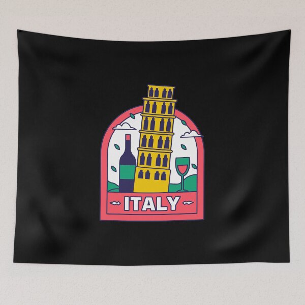 Item preview, Wine and leaning tower of Pisa designed and sold by Michael Schmidt.