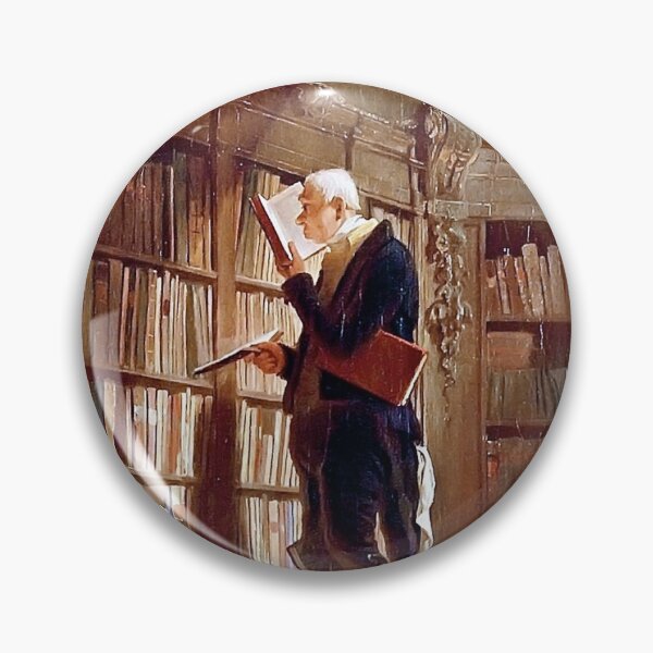 Item preview, Carl Spitzweg - The Bookworm designed and sold by DejaVuStudio.