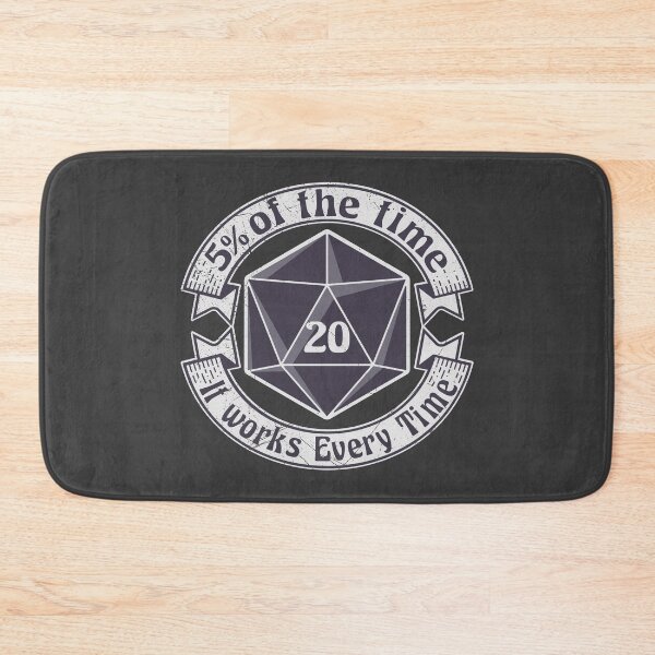 Item preview, 5 Percenter d20 v2 B&W Tee designed and sold by KennefRiggles.