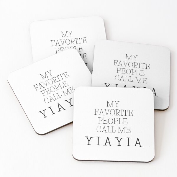 Item preview, My Favorite People Call me Yiayia designed and sold by TheStudioBee.