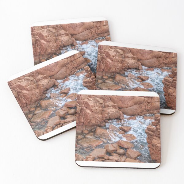 Item preview, Waves crashing into rocks designed and sold by Joelstewart.