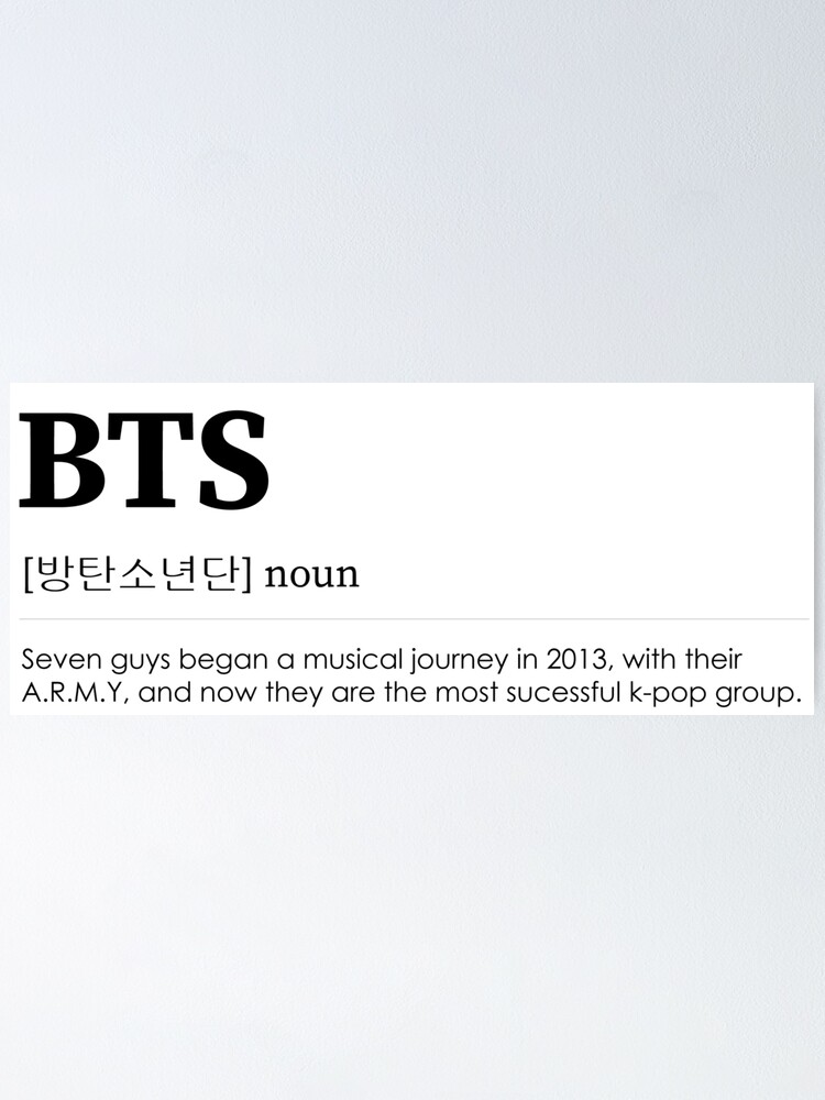 BTS Urban Dictionary Definitions