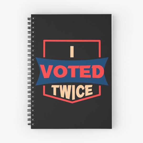 Item preview, I Voted Twice - Trump Supporters Plain Text  designed and sold by leo121687.