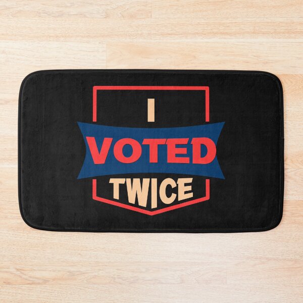 Item preview, I Voted Twice - Trump Supporters Plain Text  designed and sold by leo121687.