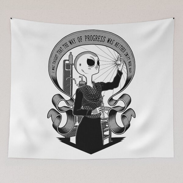 Item preview, The alien Marie Curie designed and sold by ToleStyle.
