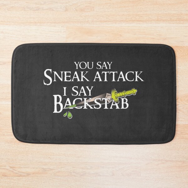 Item preview, Sneak Attack vs Backstab designed and sold by KennefRiggles.