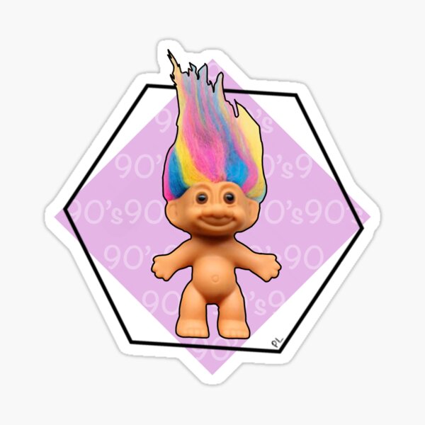 Item preview, 90’s Troll Doll designed and sold by PrismaticLane.