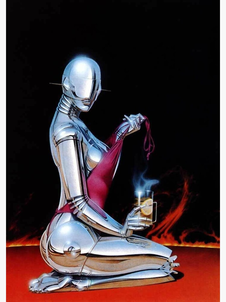 Hajime Sorayama Pin Up Poster For Sale By Ovopage Redbubble