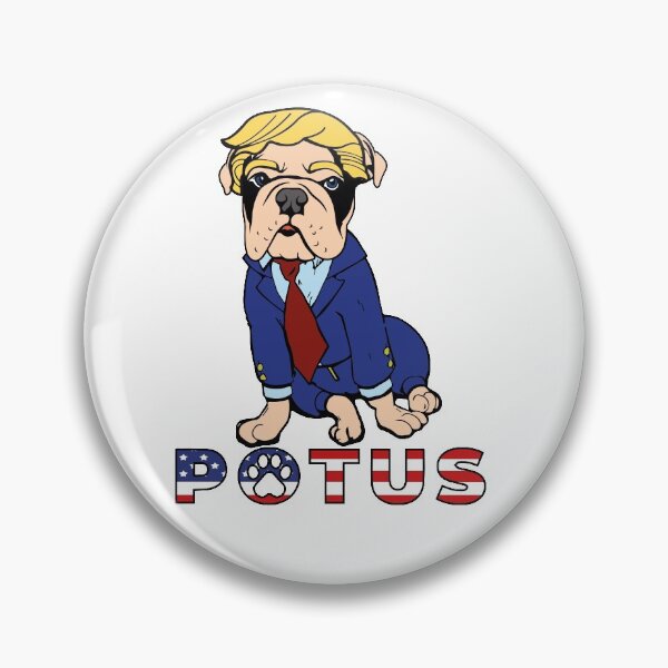 Item preview, Potus Bulldog Trump Presitent designed and sold by mikels.