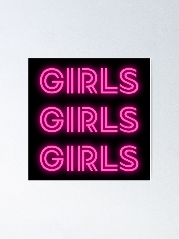 Girls Girls Girls Neon Sign