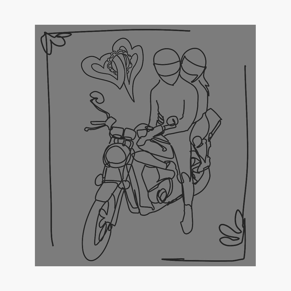 Thiết kế Line Art cho cặp đôi đi xe máy sẽ mang lại cho bạn một bức tranh đẹp mắt và tình cảm. Hãy chiêm ngưỡng tác phẩm của các nhà thiết kế, cùng cảm nhận tình yêu đôi lứa trong từng nét vẽ tinh tế và cảm xúc.