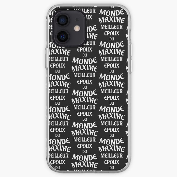 T-Shirt Maxime Best Husband in the World-Man-Boy iPhone Soft Case