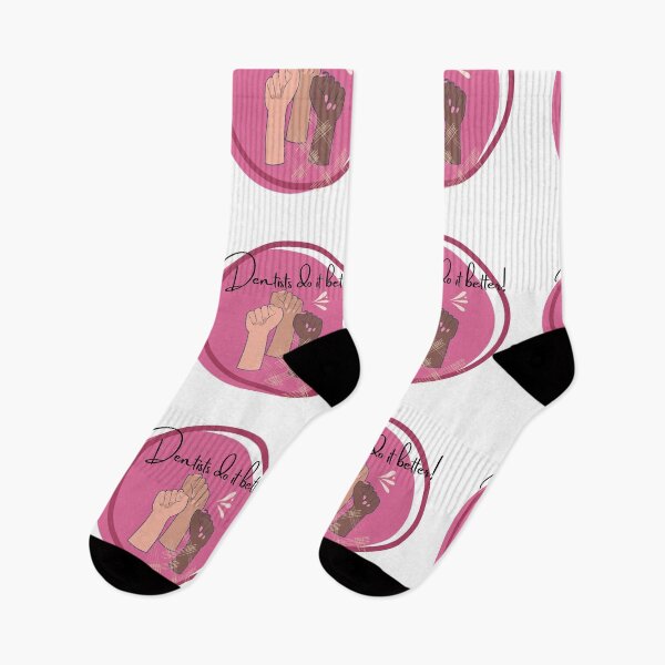 Item preview, Dentists do it better pink digital illustration art gift for doctor designed and sold by conceptDVS.