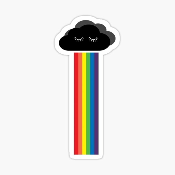 Sticker Wolke Gesicht Redbubble