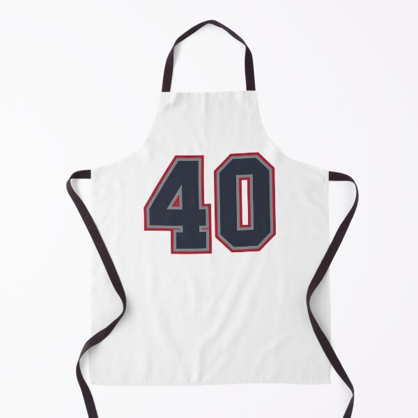 Item preview, 40 Navy Grey Red Sports Number Fourty designed and sold by HelloFromAja.