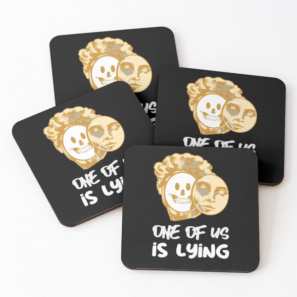 Item preview, One of us is lying - Two face mask designed and sold by youngdstag.