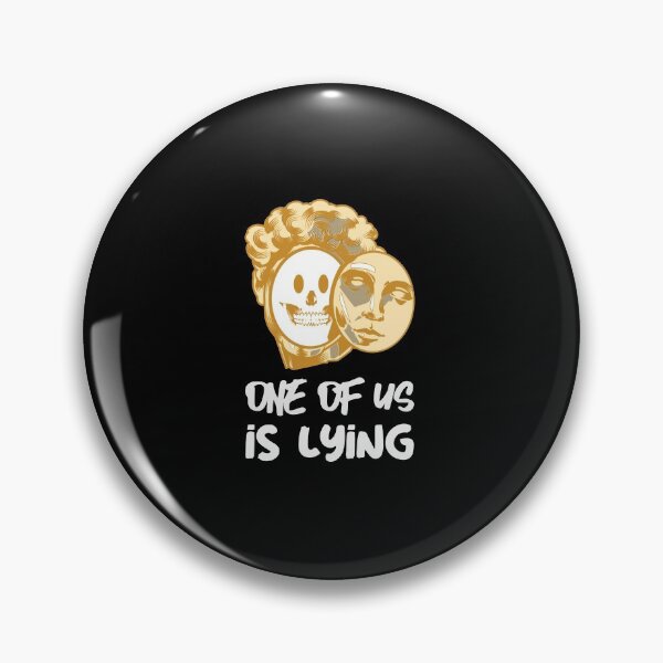 Item preview, One of us is lying - Two face mask designed and sold by youngdstag.