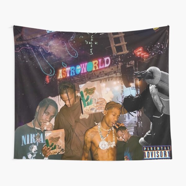 travis scott astroworld tapestry