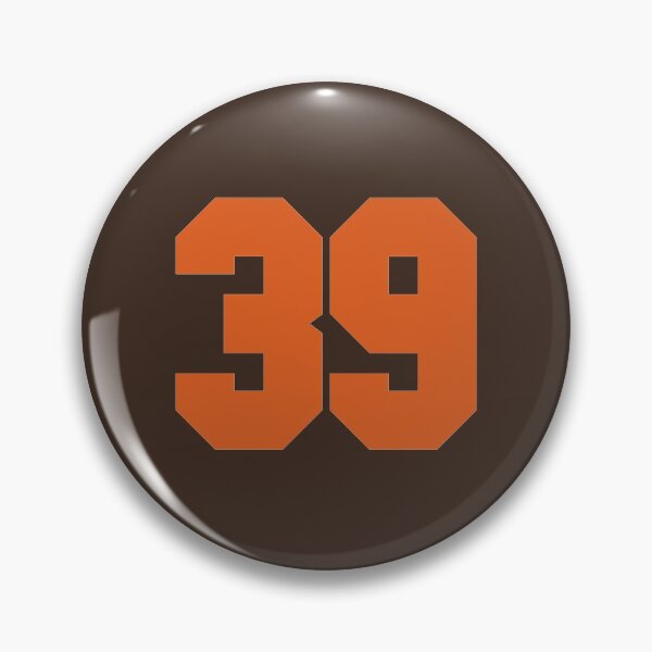Item preview, 39 Number Cleveland Sports Thirty-Nine Brown Jersey designed and sold by HelloFromAja.
