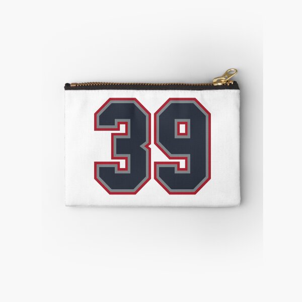 Item preview, 39 Navy Grey Red Sports Number Thirty-Nine designed and sold by HelloFromAja.