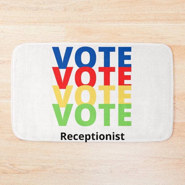 Item preview, Vote Receptionist designed and sold by majeed10.