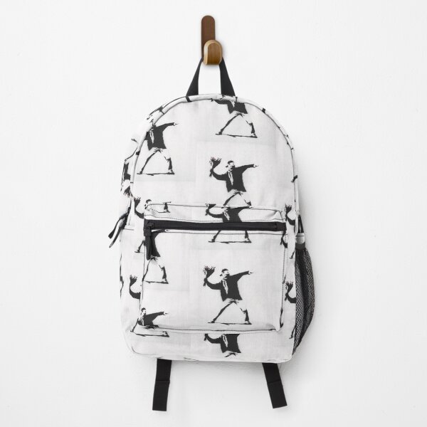 Item preview, Banksy flower thrower most famous street art graffiti piece designed and sold by WE-ARE-BANKSY.