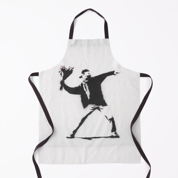 Item preview, Banksy flower thrower most famous street art graffiti piece designed and sold by WE-ARE-BANKSY.