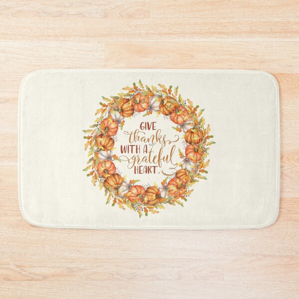 Item preview, Give Thanks Pumpkin Wreath  designed and sold by SimplyPut.