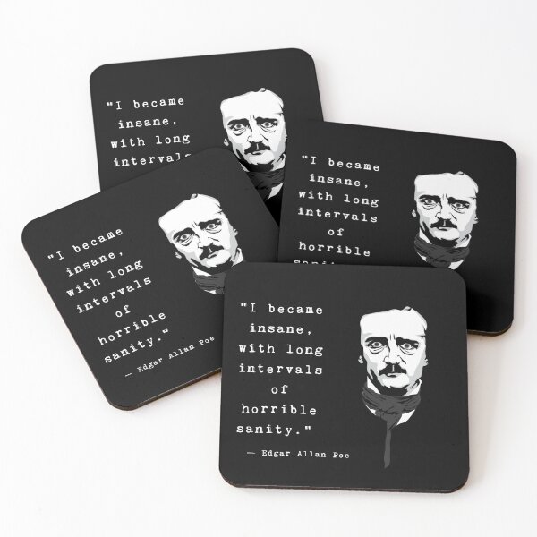 Item preview, Edgar Allan Poe quote Insanity, Sanity  designed and sold by avit1.
