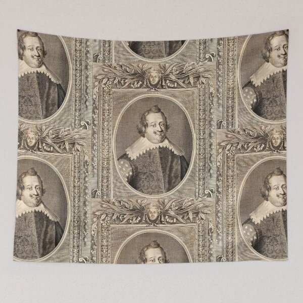 Item preview, Vintage etching portrait of a european royal designed and sold by Vintage Designs +.