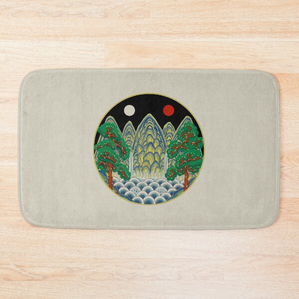 Item preview, Five peaks of the sun and moon: King’s painting Type B (Minhwa-Korean folk art) designed and sold by minsillust.